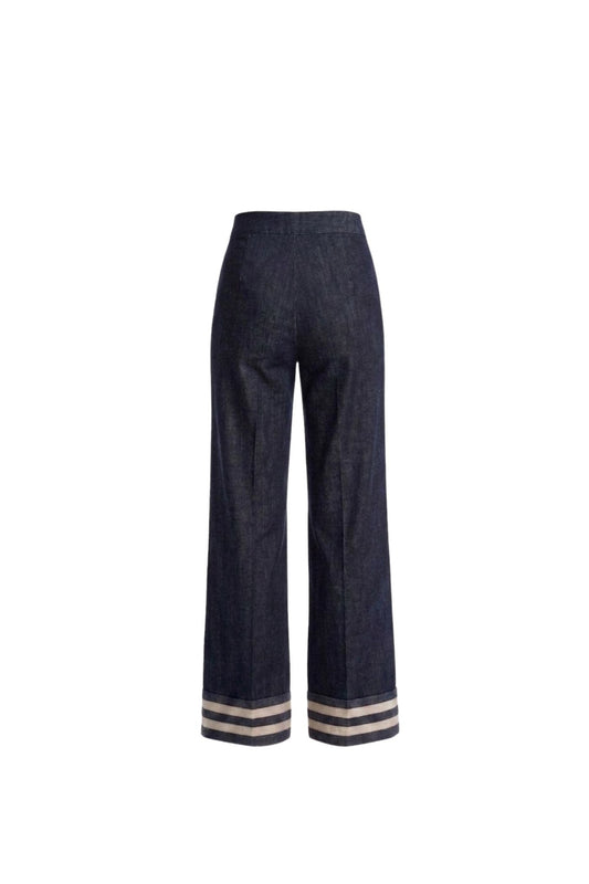 The Cuffed Wide-Leg Trouser