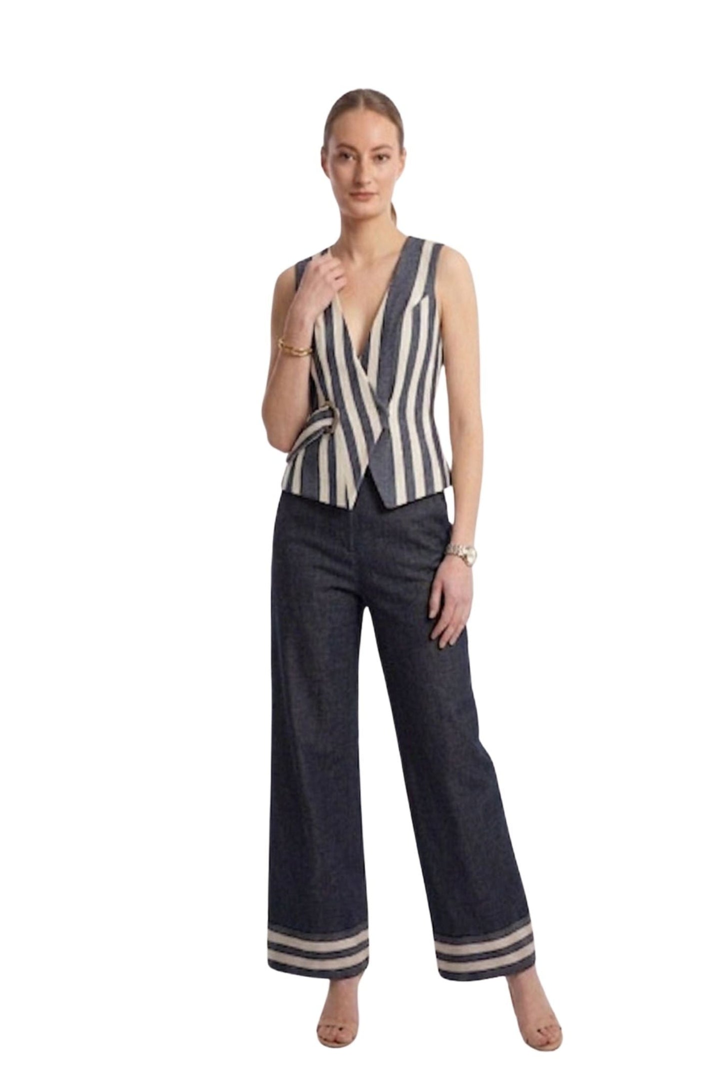 The Cuffed Wide-Leg Trouser