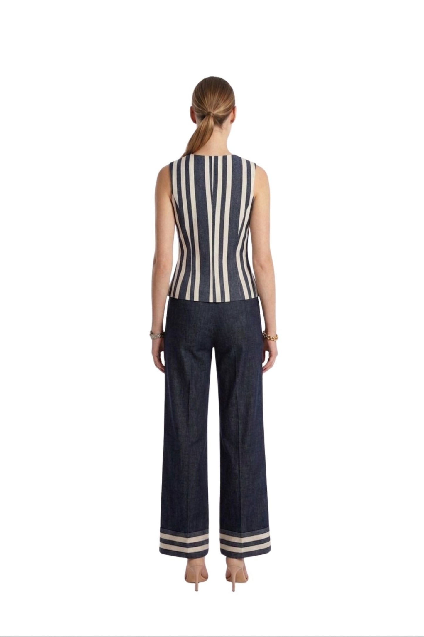 The Cuffed Wide-Leg Trouser