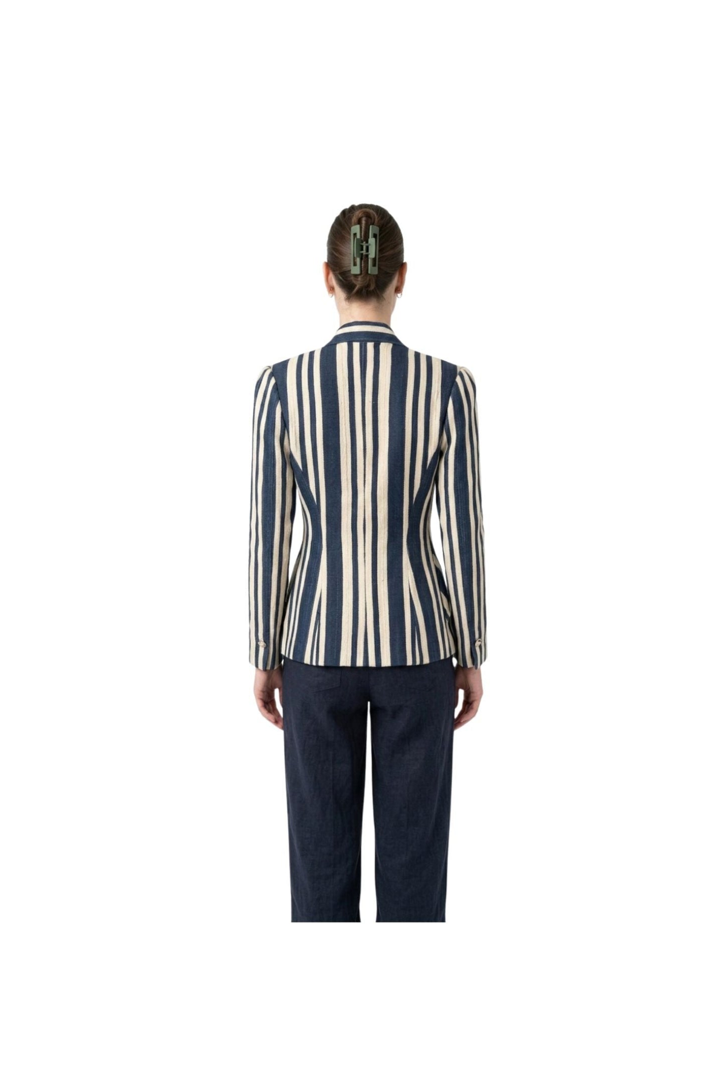 The Architectural Stripe Blazer