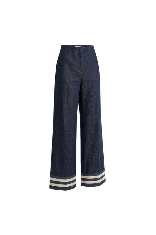 The Cuffed Wide-Leg Trouser